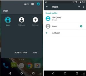 guest mode in android