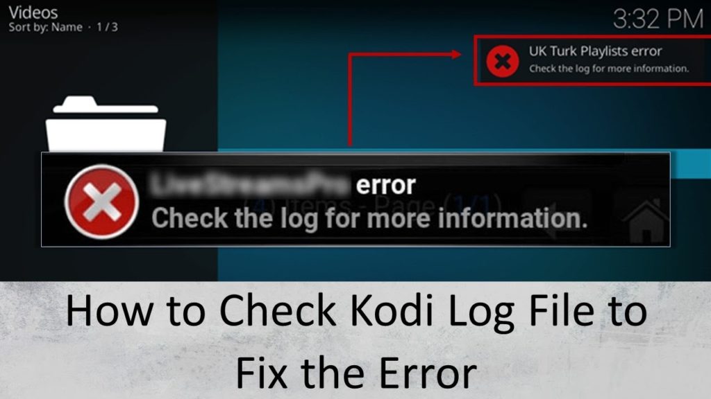 Fix Kodi Error