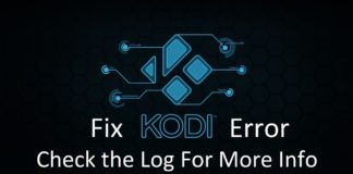 Fix Kodi Error