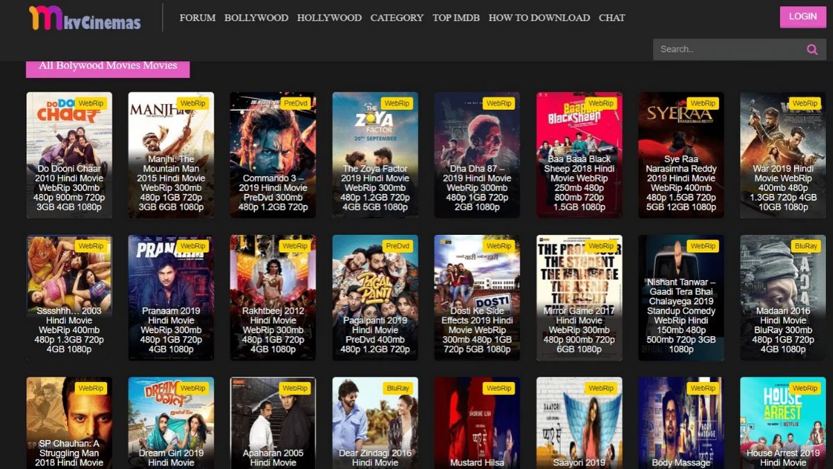 websites to download bollywood movies for free